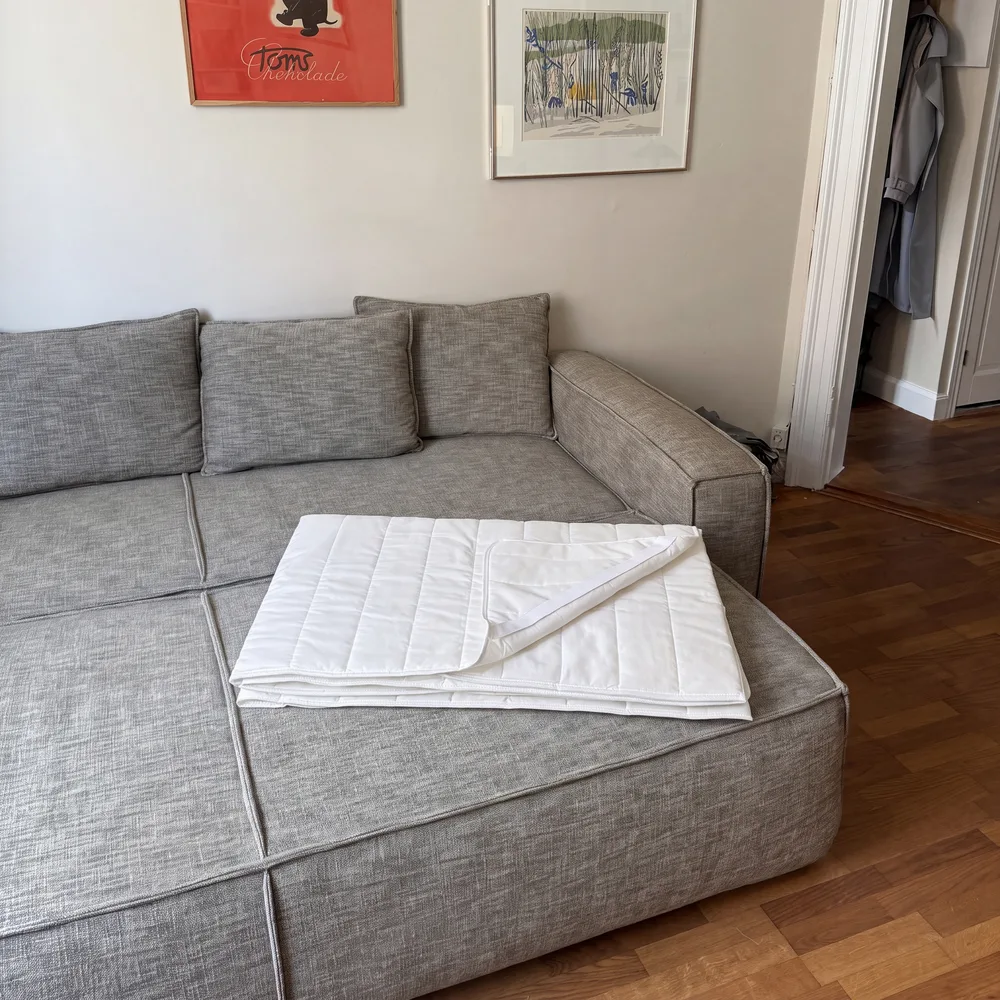 Gratis quiltet rullemadras der beskytter sengen